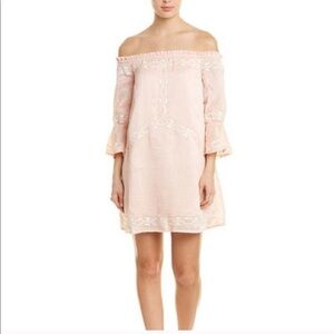 NWT Foxiedox Pink Off-The-Shoulder Mini Dress